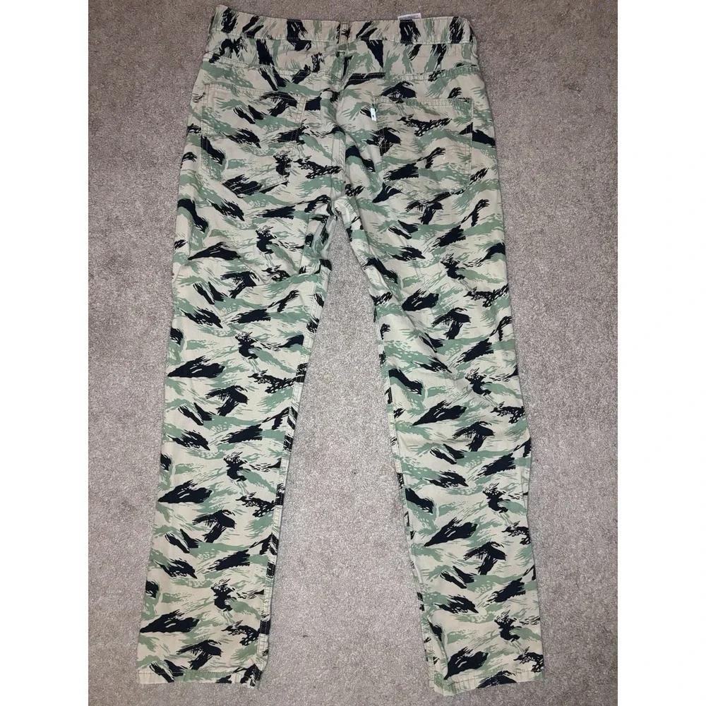 Levi's 511 Tiger Stripe Camouflage Chino Pants Men's 36x32 100% Cotton Vintage